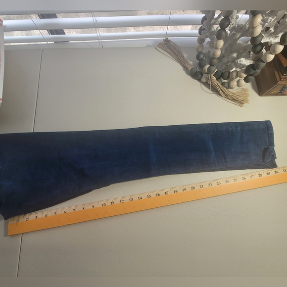 The Cords & Co "Hey" Corduroy Low Rise Skinny Pants 25 x 32 Raw Indigo - Picture 10 of 11